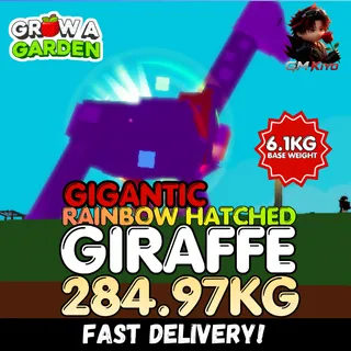GIGANTIC Rainbow Hatched Giraffe 284.97KG | RBH | Age 500 ⚡INSTANT DELIVERY⚡