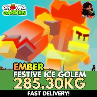 EMBER Festive Ice Golem 285.30KG | Huge | Age 500 ⚡INSTANT DELIVERY⚡