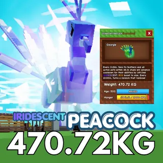 IRIDESCENT Peacock 470.72KG | 15sec CD | Age 500⚡INSTANT DELIVERY⚡