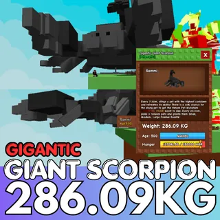 GIGANTIC Huge Giant Scorpion 286.09KG | Age 500⚡INSTANT DELIVERY⚡