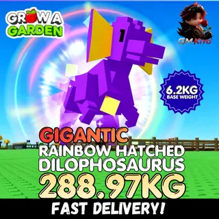 GIGANTIC Rainbow Hatched Dilophosaurus 288.97KG | RBH Dilo | Age 500 ⚡INSTANT DELIVERY⚡
