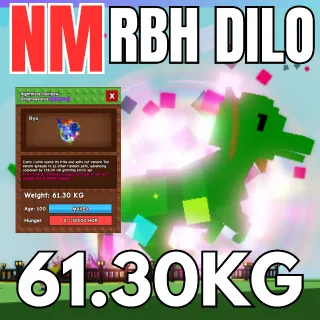 HUGE NIGHTMARE RAINBOW HATCHED DILOPHOSAURUS | RBH DILO 61.30KG ⚡INSTANT DELIVERY⚡