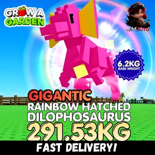 GIGANTIC Rainbow Hatched Dilophosaurus 291.53KG | RBH Dilo | Age 500 ⚡INSTANT DELIVERY⚡