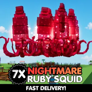 7X NIGHTMARE Ruby Squid 280KG+ | All Huge | Age 500 ⚡INSTANT DELIVERY⚡