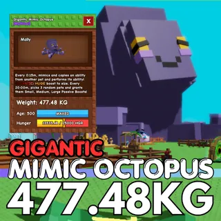 GIGANTIC Colossal Mimic Octopus 477.48KG | 15sec CD | Age 500 ⚡INSTANT DELIVERY⚡