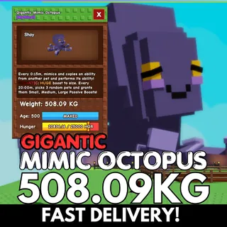 GIGANTIC Colossal Mimic Octopus 508.09KG | Age 500 ⚡INSTANT DELIVERY⚡