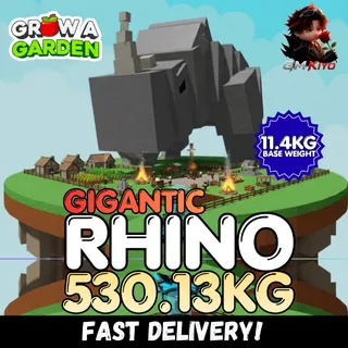 GIGANTIC Colossal Rhino 530.13KG | 11.4KG Base Weight | Age 500 ⚡INSTANT DELIVERY⚡