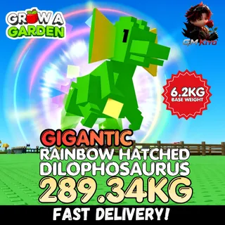 GIGANTIC Rainbow Hatched Dilophosaurus 289.34KG | RBH Dilo | Age 500 ⚡INSTANT DELIVERY⚡