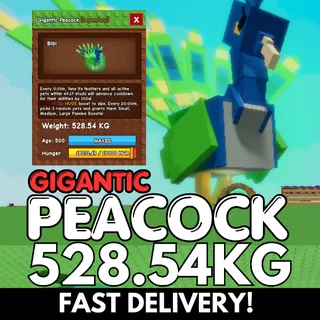 GIGANTIC Colossal Peacock 528.54KG | Age 500 ⚡INSTANT DELIVERY⚡