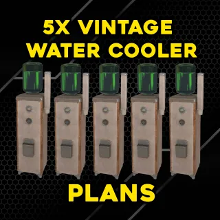 5x Plan | Vintage Water Cooler