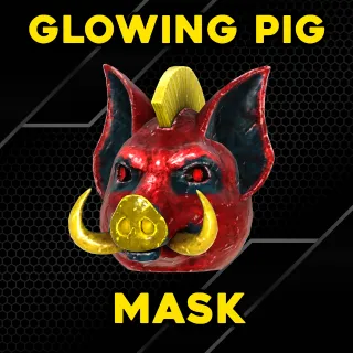 Glowing Pig Mask