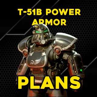 T-51b Power Amor Plans Set