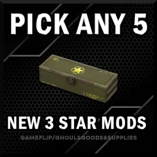 5x Any NEW 3⭐ Box Mods