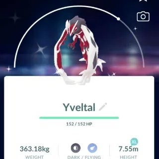POKEMON GO - Shiny Yvetal- TRADE