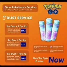 Pokémon Go Stardust Service