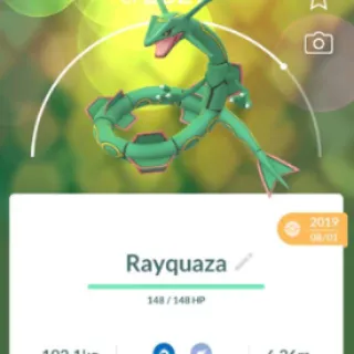 Pokémon Go guaranted lucky level 50 rayquaza -Trade