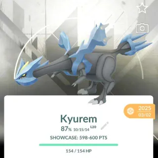 POKEMON GO - Kyurem with White BG- TRADE