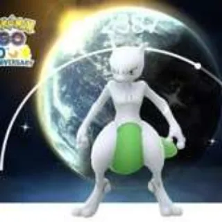 Pokémon Go Shiny Mewtwo 10th Anniversary BG-Trade