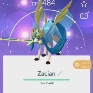 POKEMON GO -Shiny Crowned zacian- TRADE