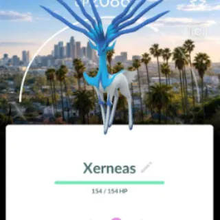 Pokémon Go Shiny 50 LV Xerneas BG-Trade