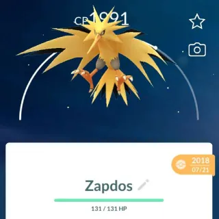 Pokémon Go guaranted lucky Zapdos -Trade