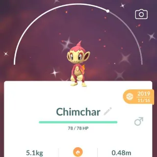 Pokémon Go guaranted lucky shiny Chimchar -Trade