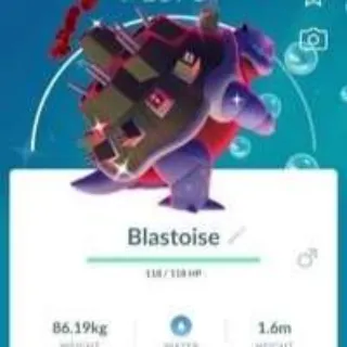 POKEMON GO - Shiny Gmax Blastoise- TRADE