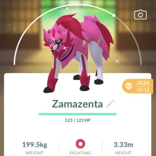POKEMON GO - Shiny Zamazenta- TRADE