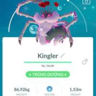 POKEMON GO - Shiny Gmax Kingler- TRADE