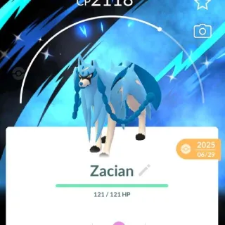 Pokémon Go Shiny Zacian BG deposit-Trade