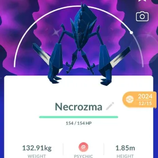 Pokémon Go Shiny 50-level Necrozma-Trade