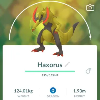Pokémon Go 40 Level Haxorus -Trade
