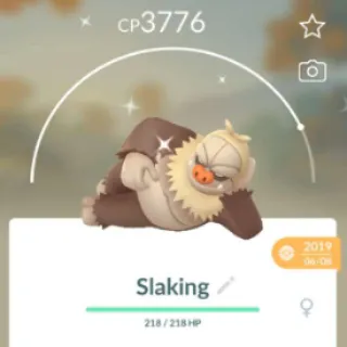 Pokémon Go guaranted shiny Slaking-Trade