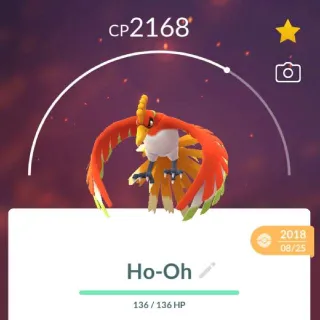 Pokémon Go guaranted lucky ho-oh -Trade