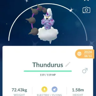 POKEMON GO - Shiny Thundurus- TRADE