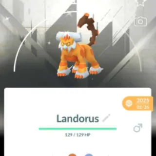 Pokémon Go Shiny 40 Level Landorus BG-Trade