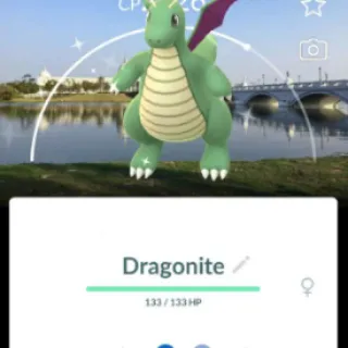 Pokémon Go Shiny 50 LV Dragonite BG-Trade
