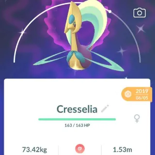 Pokémon Go guaranted lucky shiny Cresselia -Trade