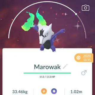 Pokémon Go guaranted lucky shiny Marowak -Trade
