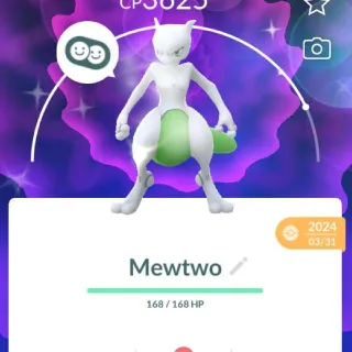 Pokémon Go Shiny 50 level Mewtwo-Trade
