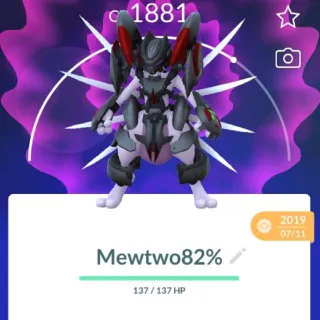 Pokémon Go guaranted lucky Armored Mewtwo -Trade