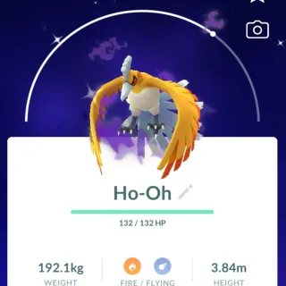 Pokémon Go Shiny Ho oh Purified- TRADE