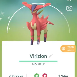 Pokémon Go guaranted lucky shiny Virizion -Trade