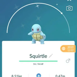 Pokémon Go guaranted lucky shiny Squirtle -Trade