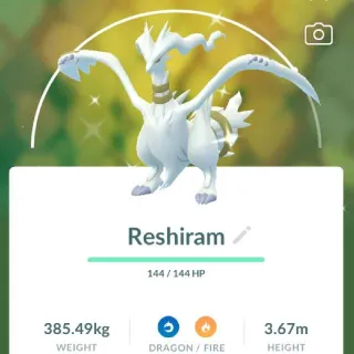 POKEMON GO - Shiny Reshiram- TRADE