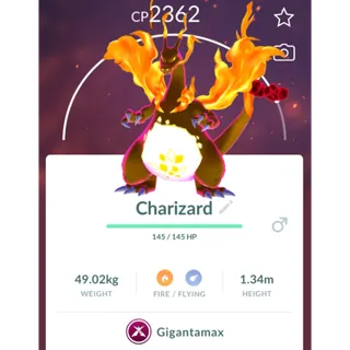 Pokémon Go Gmax  Charizard-Trade