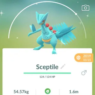 Pokémon Go guaranted lucky shiny Sceptile -Trade