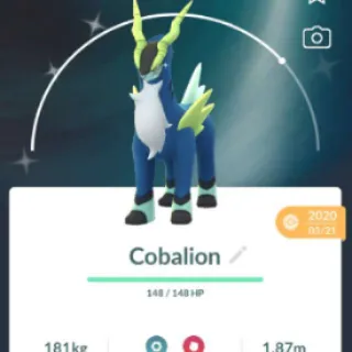 Pokémon Go guaranted lucky shiny Cobalion -Trade