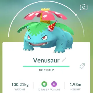 Pokémon Go 40 Level Venursaur -Trade