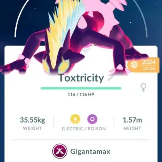 Pokémon Go Gmax Toxtricity-Trade